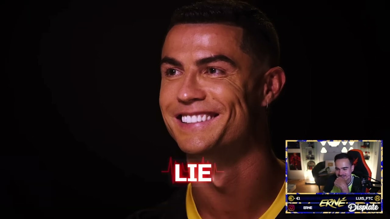 Erné reagiert auf Lügendetektor mit Cristiano Ronaldo