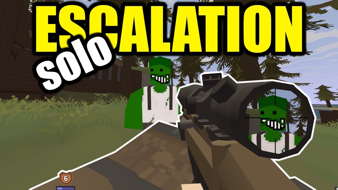 Jugando UNTURNED SOLO en ESCALATION durante 12 HORAS🥵