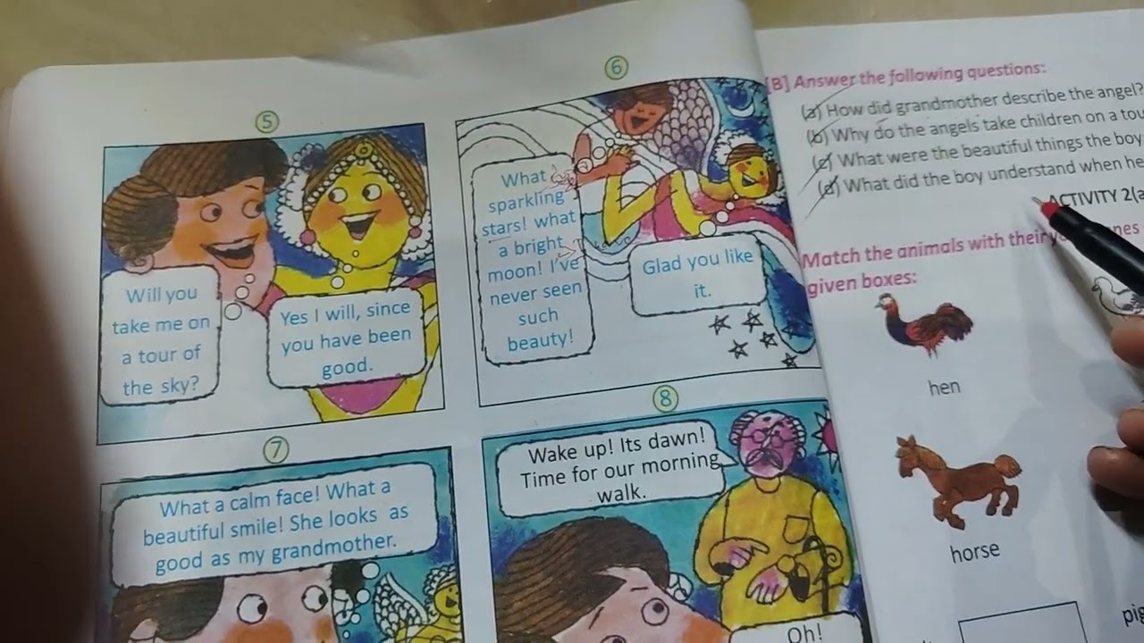 Class -5/English text book/Revision lesson/Butterfly/Page -2-3/