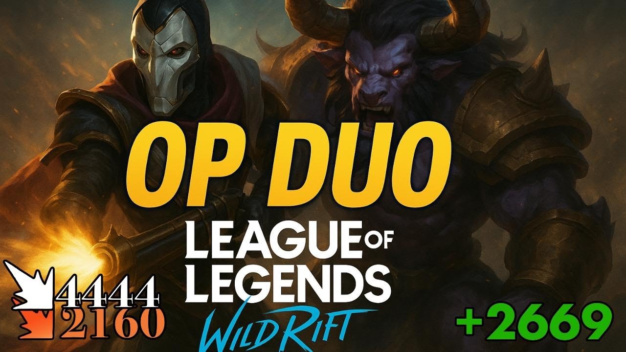 Wild Rift - JHIN is actually BROKEN !!! (PENTAKILL) | Broken Duo | #jhin #alistar #pentakill #adc