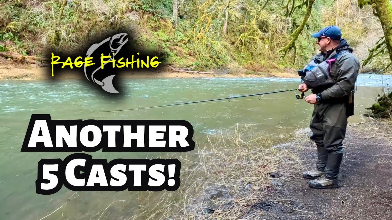 WINTER STEELHEAD 2026 - ANOTHER 5 CASTS - FIRST STEELHEAD HOOKUP OF 2026