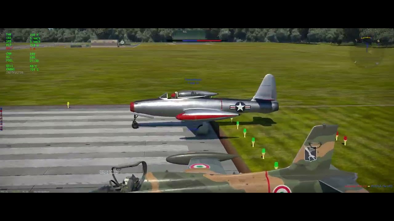 War Thunder MB-326K Realistic Battles. 5 Kill Ace!
