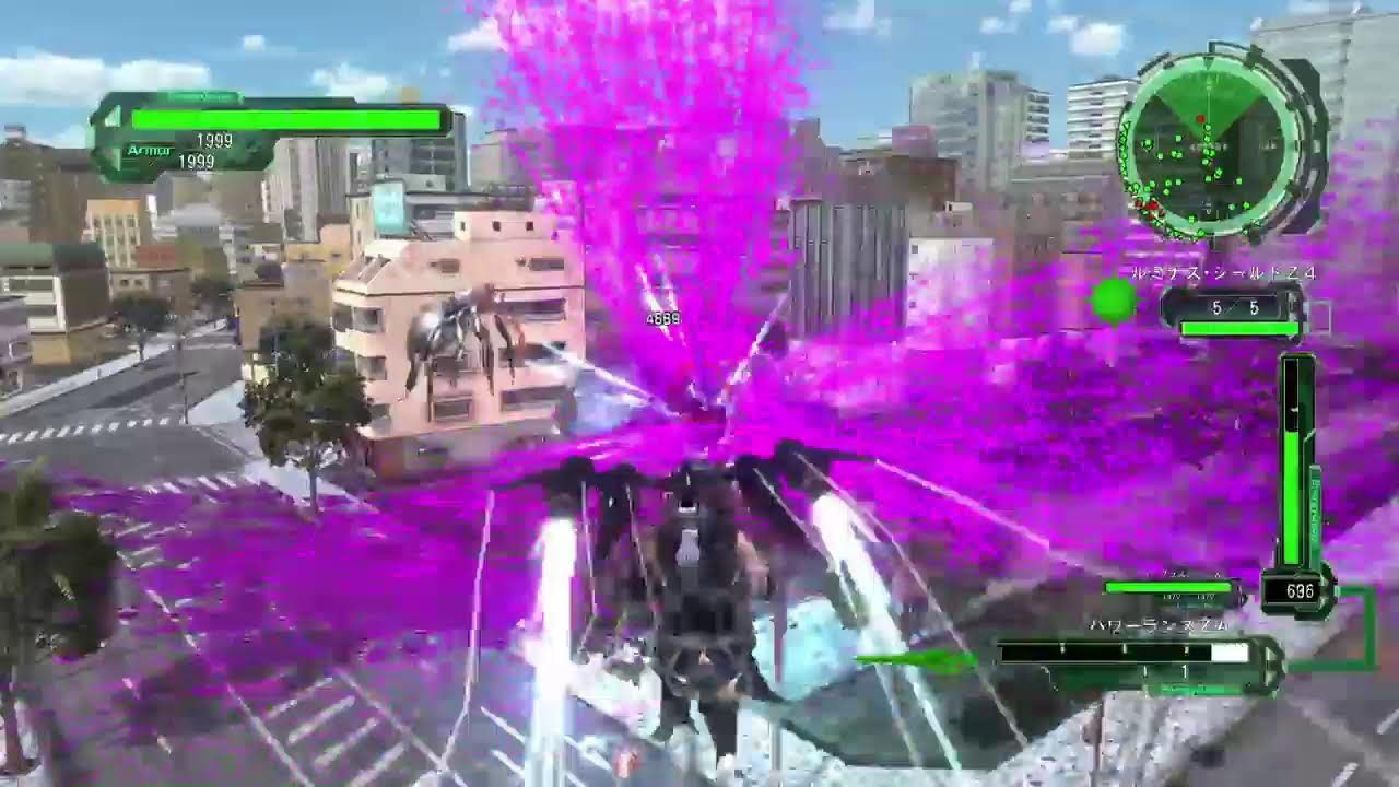 【地球防衛軍6】 みつばち🐝ダイバー娘のオフ練習 96