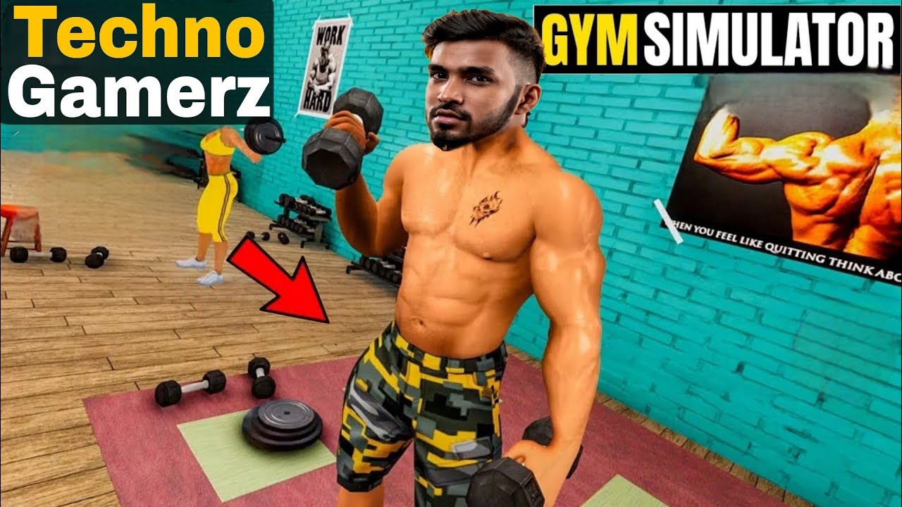 Workout With Techno Gym Simulator  | Gym Simulator #3