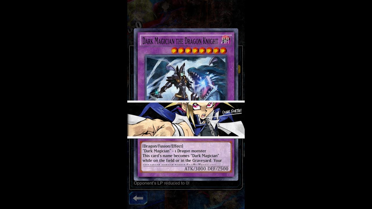 Yugioh Duel Links - Yami Yugi : I summon Dark Magician The Dragon Knight