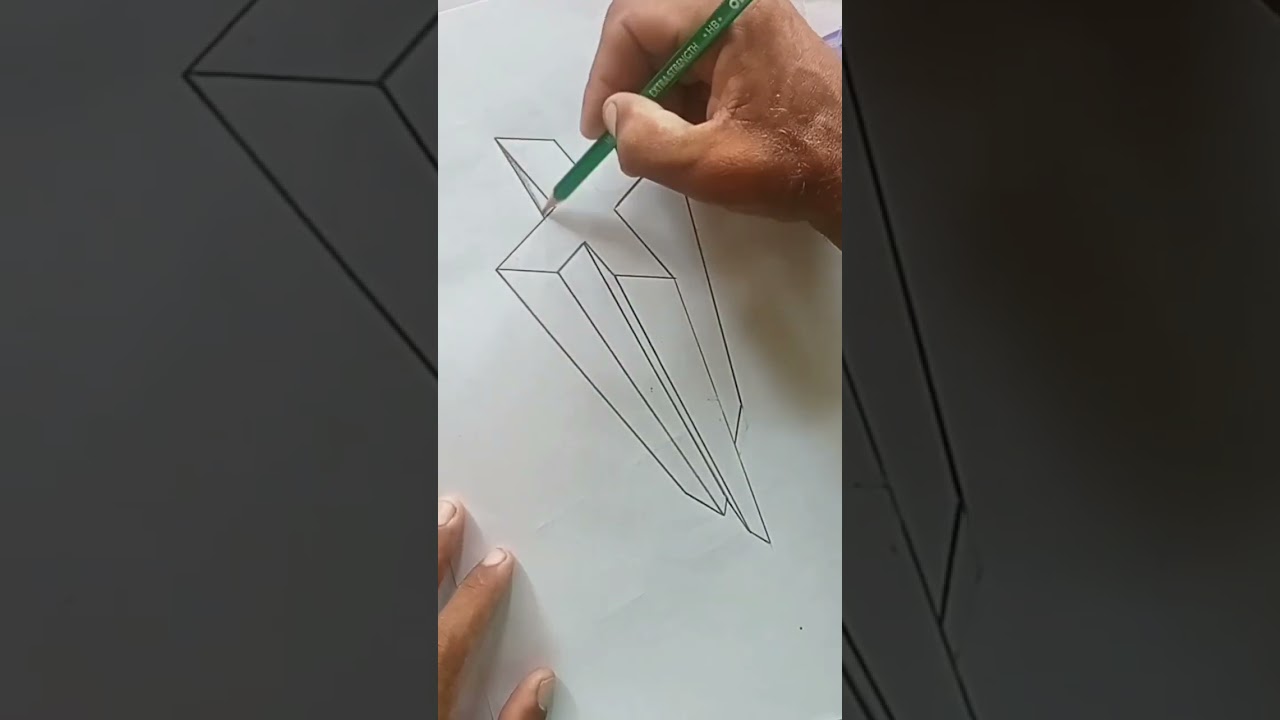3d letter x|| ghamgeen Aftab Art|| 2023