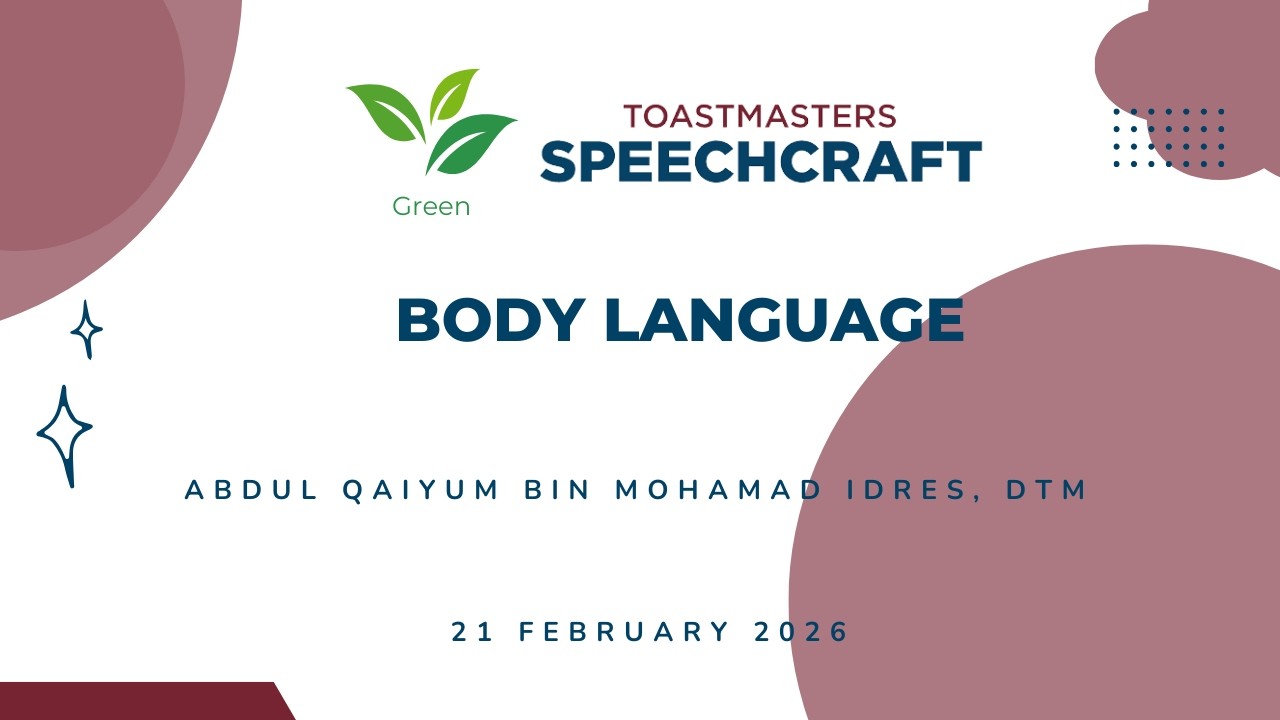 Body Language by Abdul Qaiyum Bin Mohamad Idres, DTM