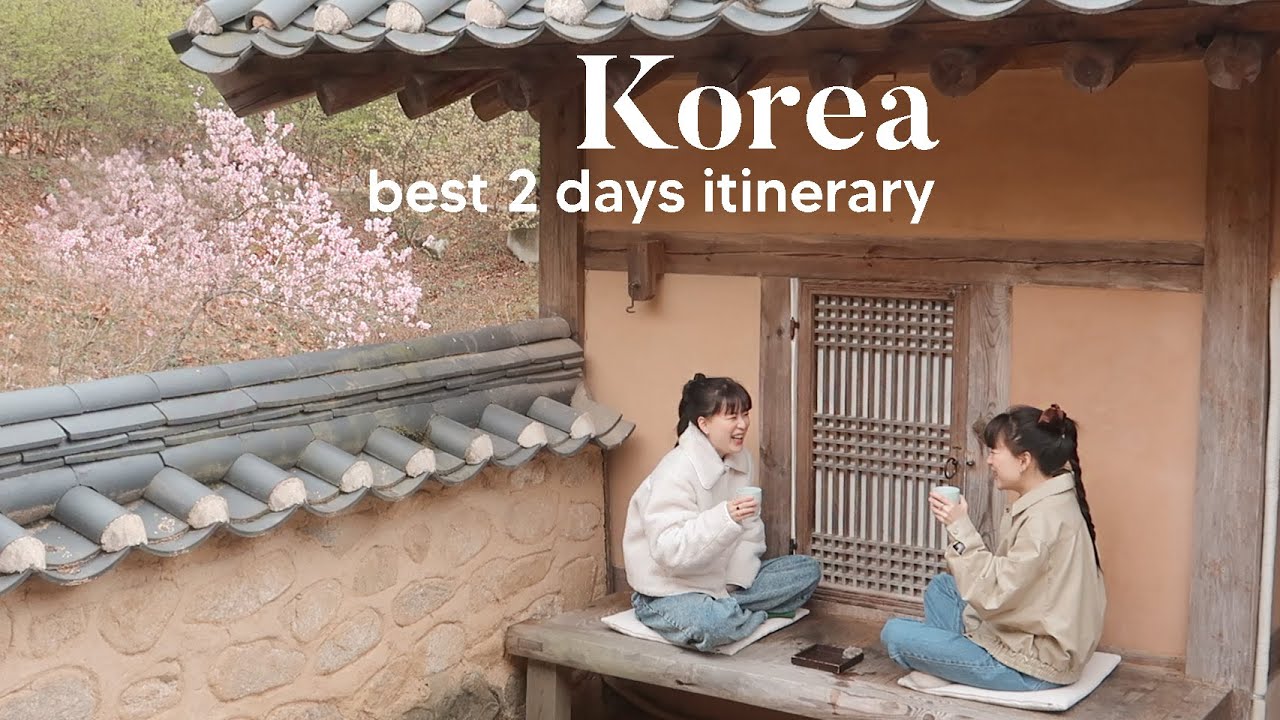 Korea Vlog 2023: Best 2 Days Itinerary (cherry blossoms, food & cafe) | Q2HAN