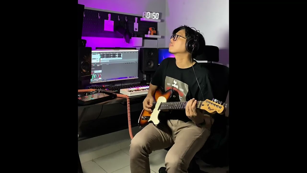guitar cover babymonster psycho