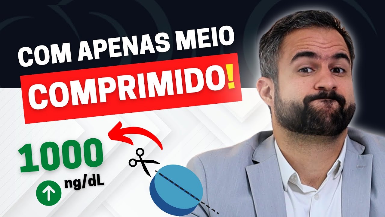 O SEGREDO PARA TURBINAR SUA TESTOSTERONA COM APENAS MEIO COMPRIMIDO!