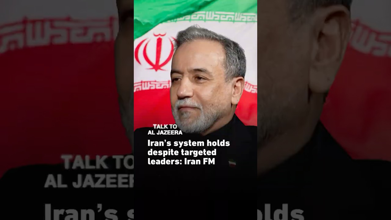 Araghchi: Iran&rsquo;s system holds despite targeted leaders | Talk to Al Jazeera #shorts