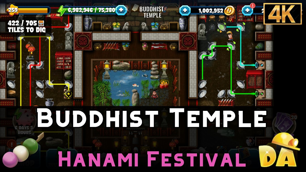Buddhist Temple | Hanami Festival #5 | Diggy's Adventure