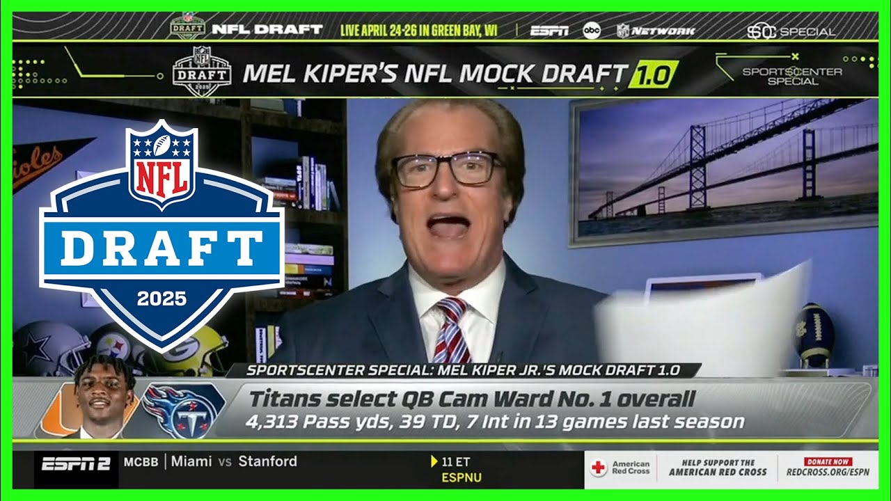 2025 NFL Mock Draft 1.0 (Mel Kiper Jr. & Field Yates)