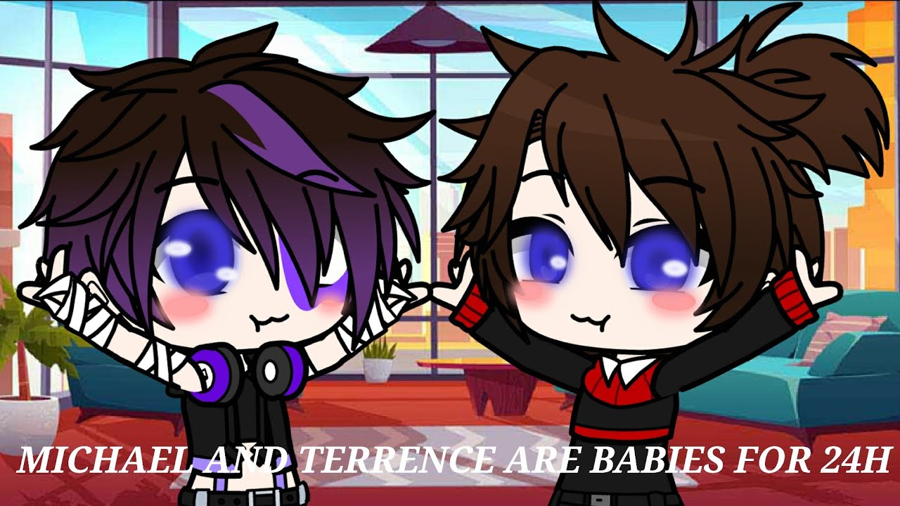 |OLD AU| Michael and Terrence Afton are babies for 24 hours/Errape and blood warning/FNAF
