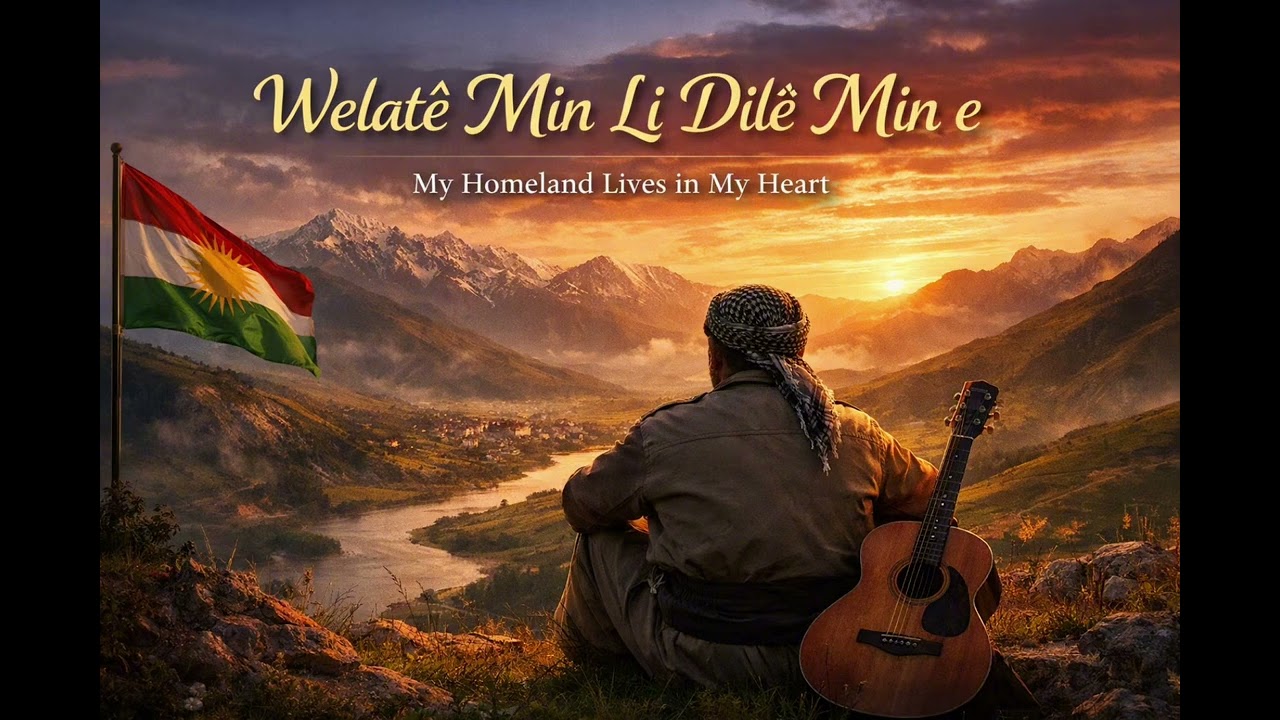 Welatê Min Li Dilê Min e (My Homeland Lives in My Heart) | Kurdish Acoustic Ballad