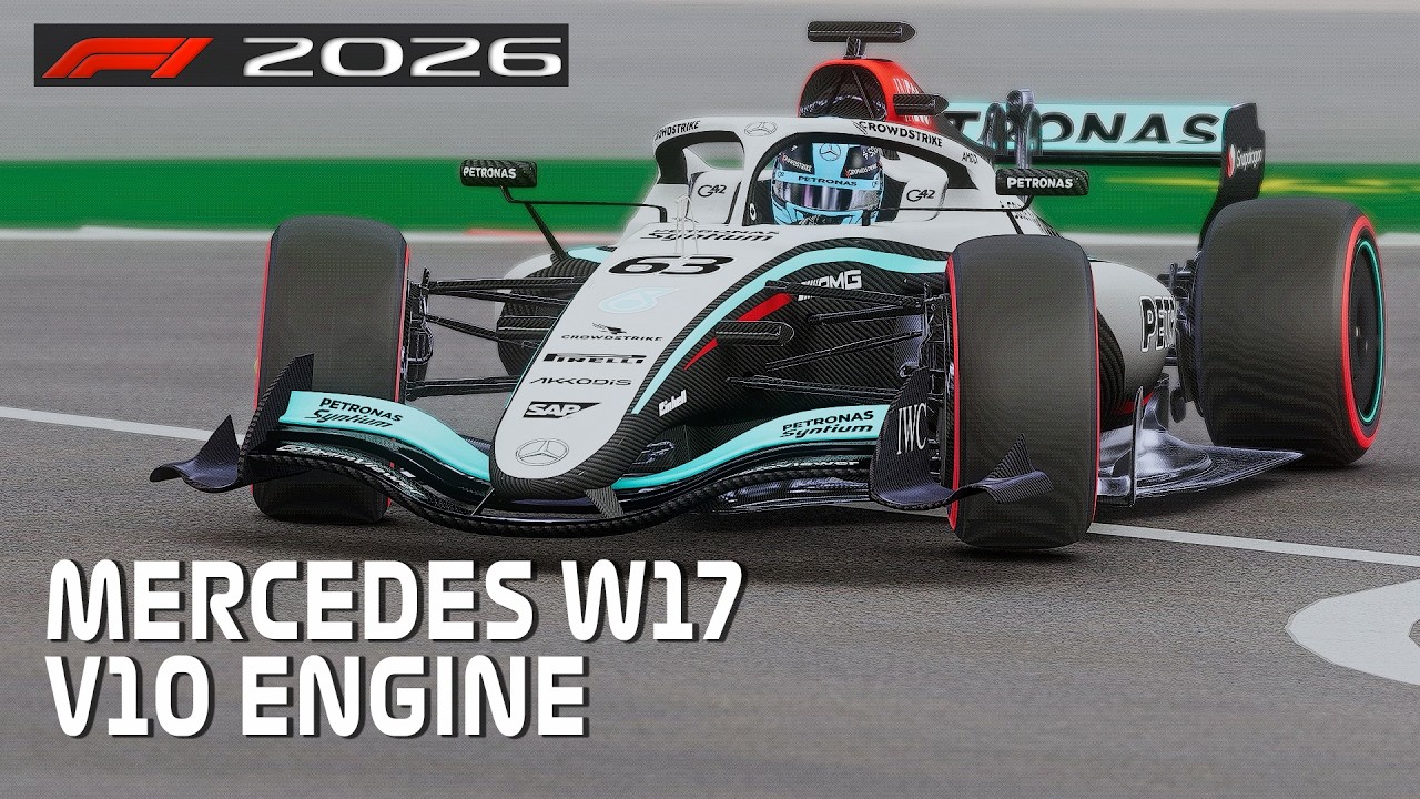 F1 2026 Mercedes W17 V10 Engine Bahrain Grand Prix Assetto Corsa