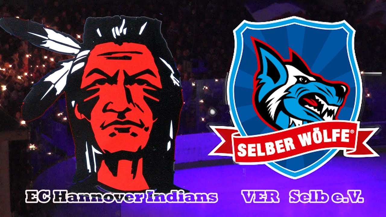 EC Hannover Indians vs Selber Wölfe ,  Playoffs Spiel 1 am 15. März.2019 , Eishockeyoberliga Nord