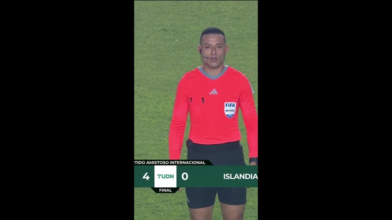 MINI RESUMEN: M&eacute;xico 4-0 Islandia | Amistoso Internacional 2026 #shorts
