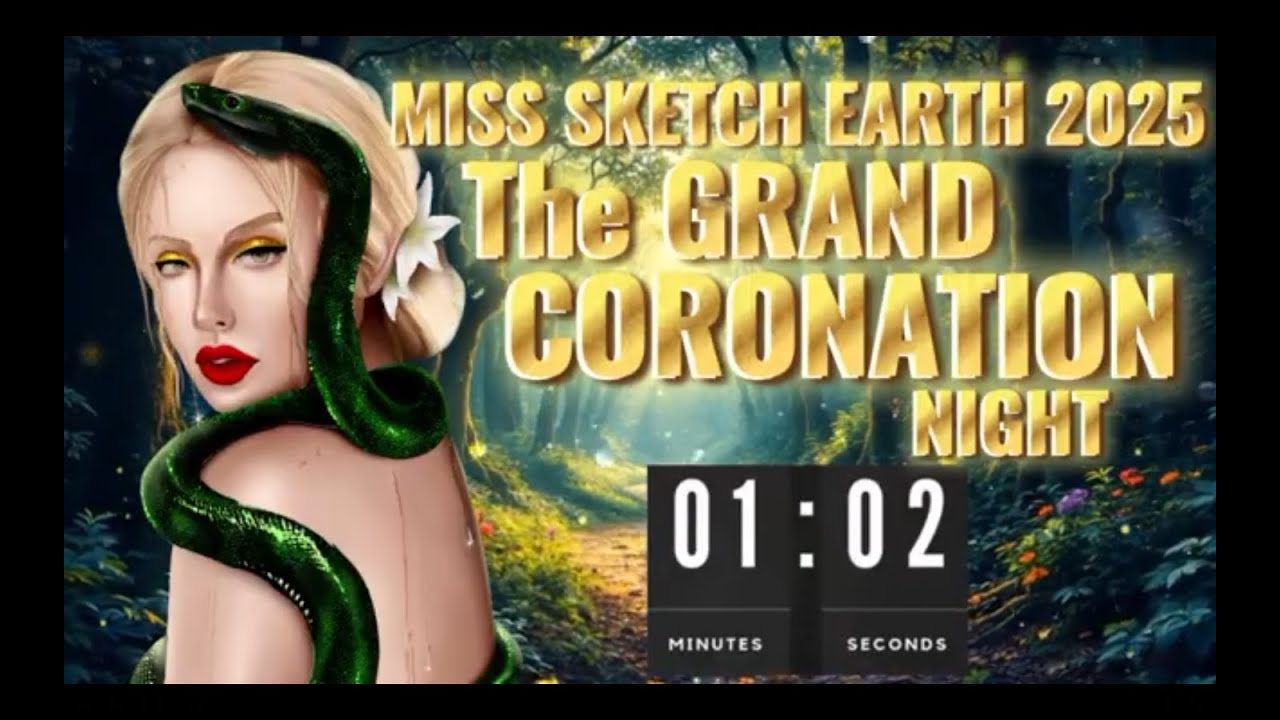 Miss Sketch Earth 2025 the Grand Coronation Night
