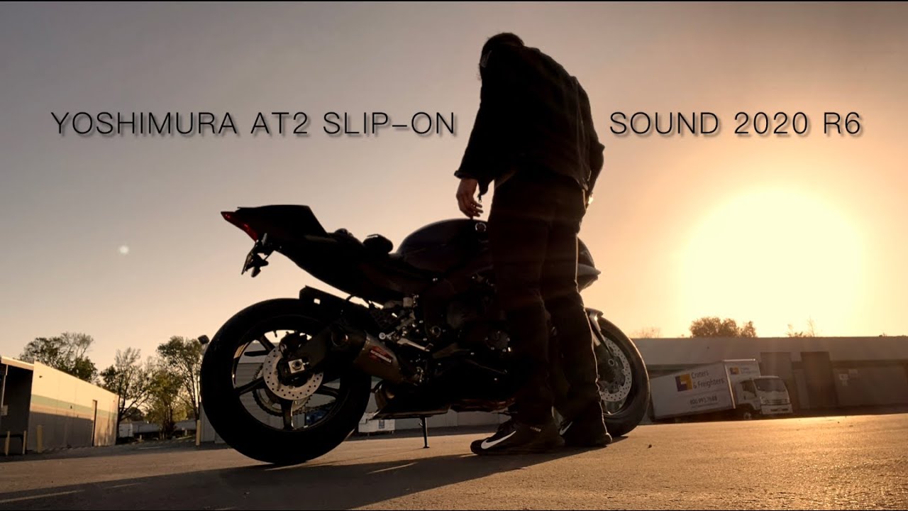 Yoshimura AT2 Slip-on Sound | 2020 Yamaha R6 #yoshimurapower