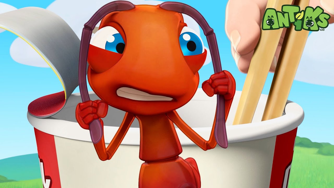 Cup Noodle Jacuzzi + More | Antiks | Cartoons for Kids | Moonbug Kids - Toys and Songs for Kids
