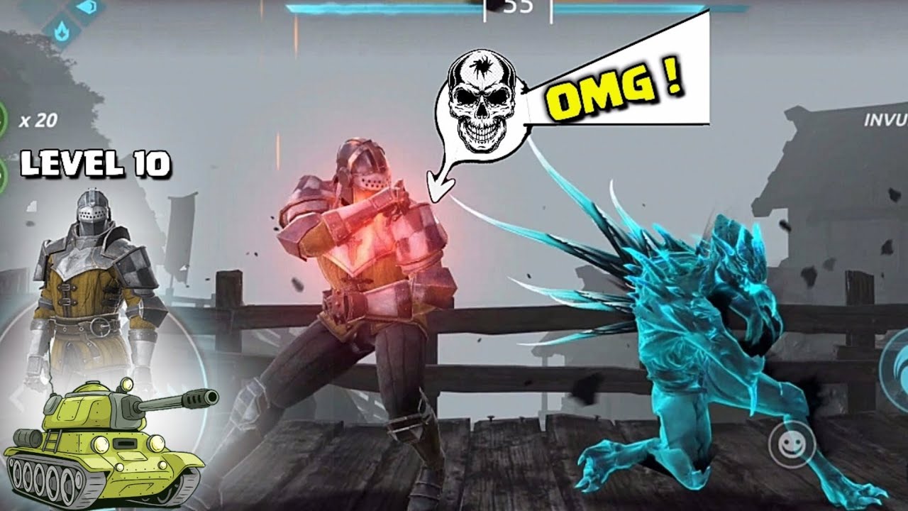 Shadow Fight Arena - Level 10 IRONCLAD is OP | High pain threshold