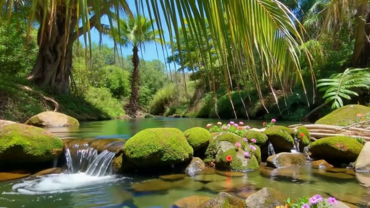Calm Anxiety Fast 🌊 River Sounds with Birds for Deep Relaxation