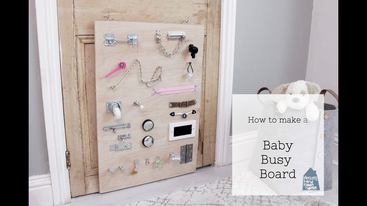 How to build a baby busy board