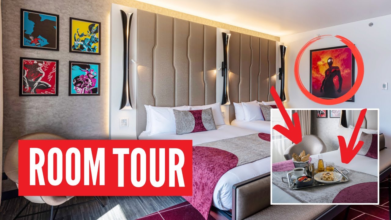 Habitación Superior + ROOM SERVICE Hotel Disney New York The Art of Marvel I ROOM TOUR