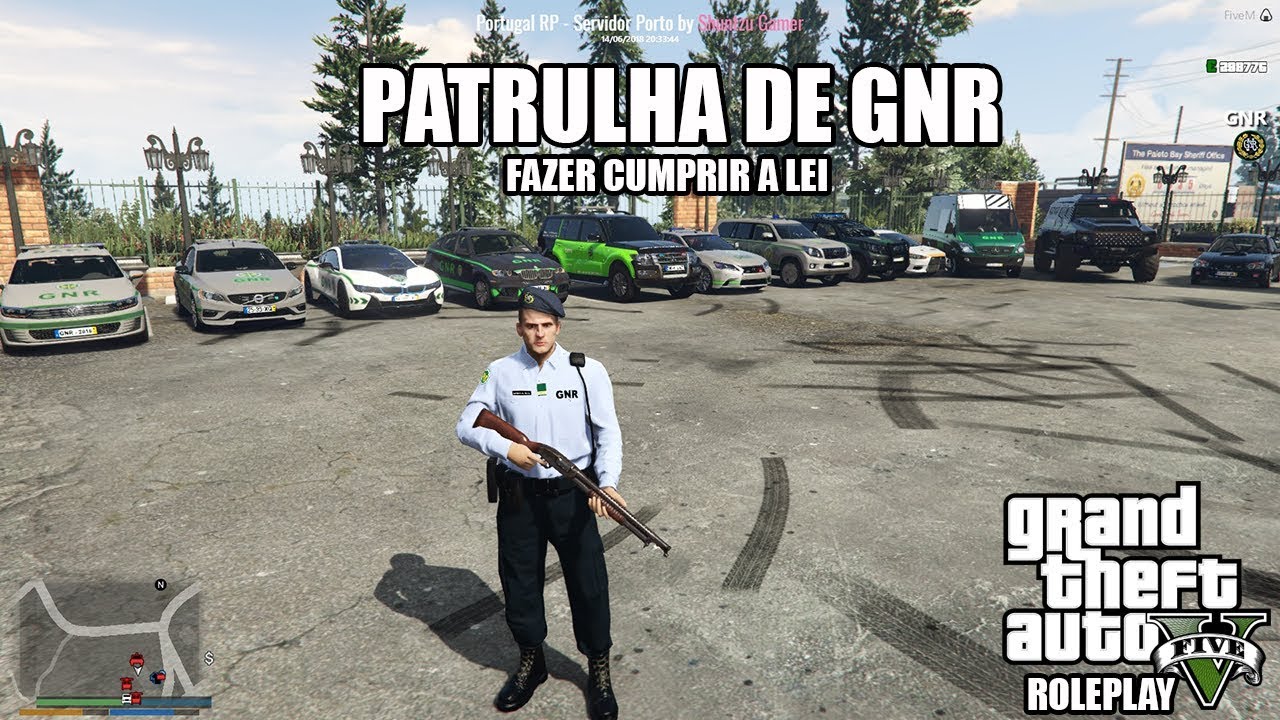 LIVESTREAM #261 👉GTA V ROLEPLAY - SERVIDOR PORTO - PATRULHA DE GNR - VAMOS FAZER CUMPRIR A LEI