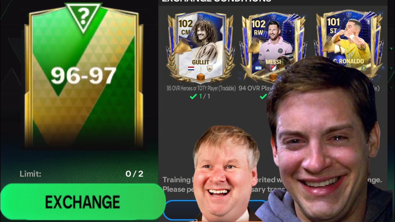 Обмен 96-97, мой самый удачный день в fc mobile 🤩 #fcmobile