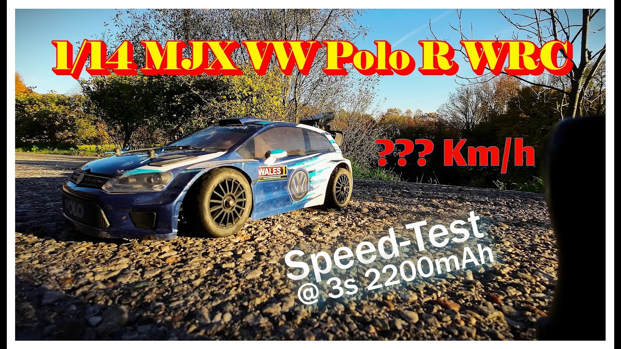 Speed-Test Hyper Go VW Polo R WRC 1/14