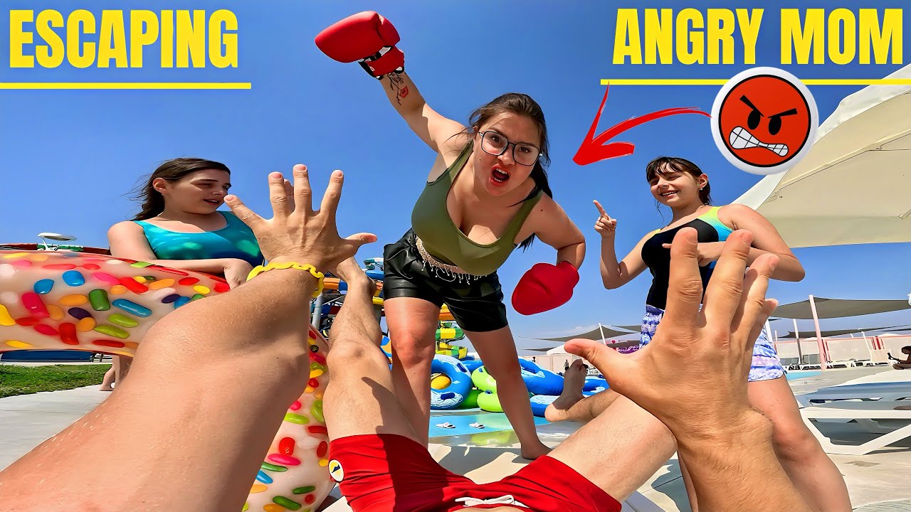 I ESCAPE THE ANGRY WIFE 17 @DumitruComanac  (Funny ParkourPOV Chase) #funny #viral #crazy #pov