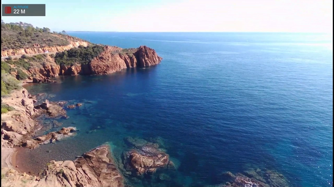 Calanques de Maupas  décollage depuis la Roche Percée
