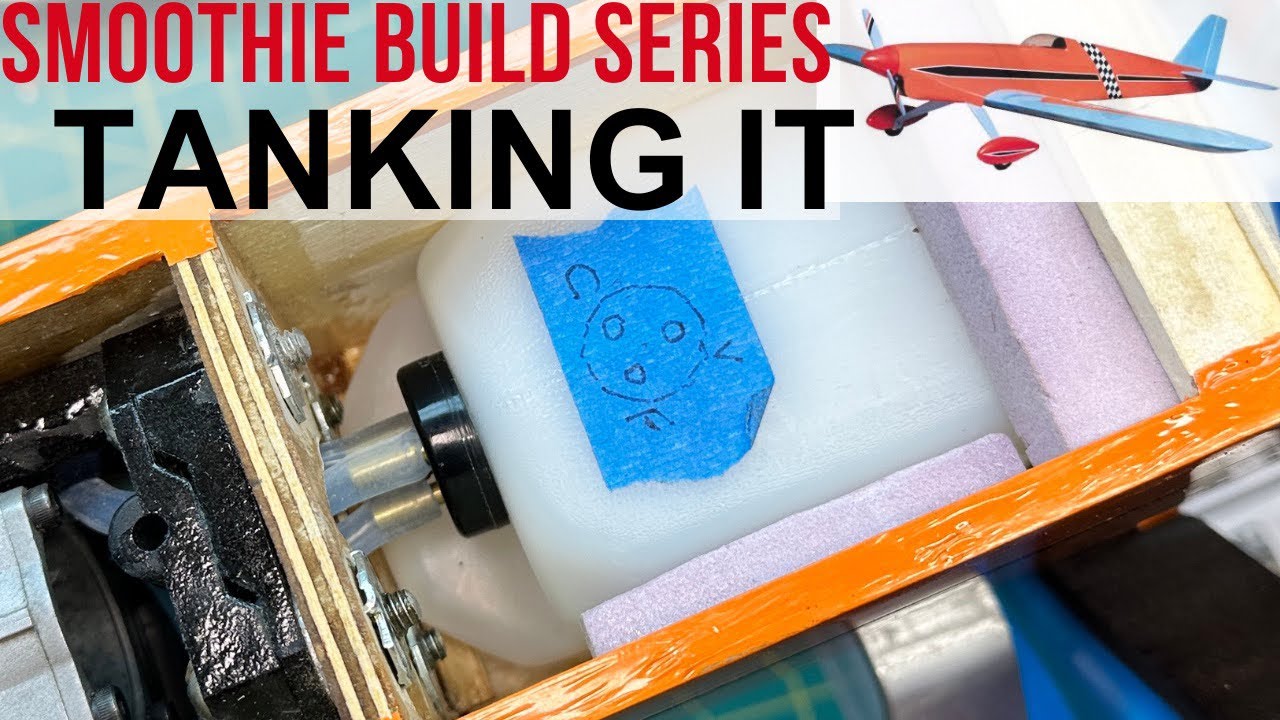 Balsa USA Smoothie RC Plane Kit Build No 40, Installing Tank