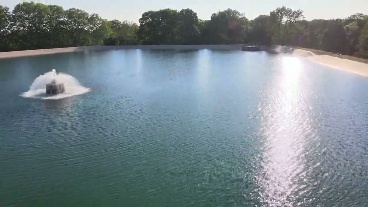 Rochester  ,  NY  June 2023 DJI air2 over high land park sky