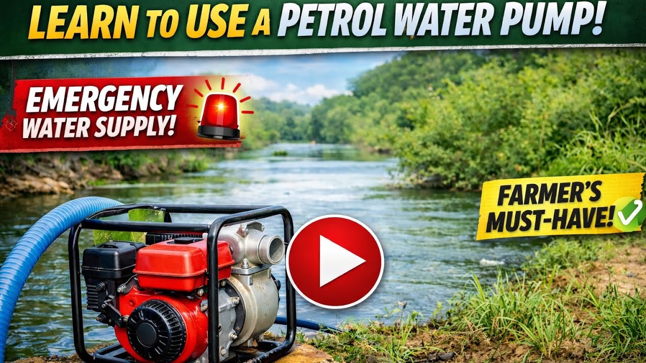 Every Farmer Must Have This! Petrol Water Pump Setup & Tips