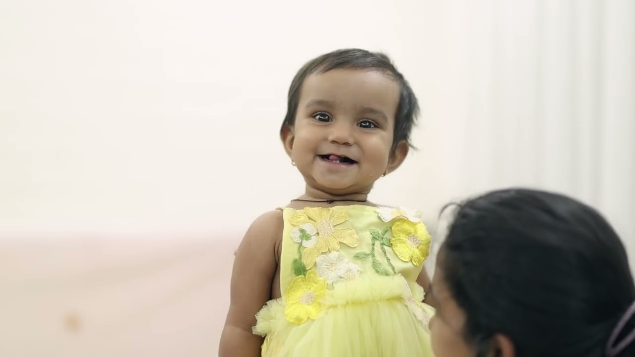 💫One year. Countless memories. Infinite love.”💫#Ojaswi 1st Birthday#