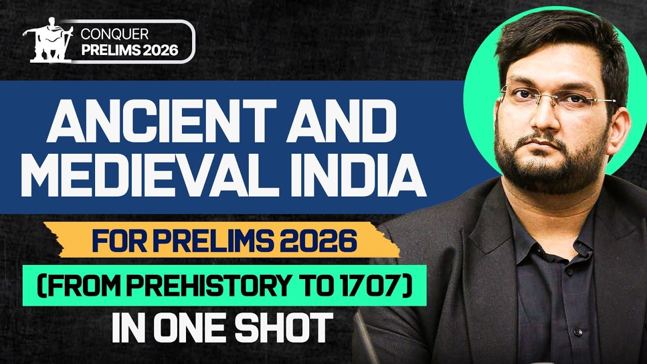 Complete Ancient and Medieval India History for UPSC Prelims 2026 | One Shot Marathon | Abhishek Sir