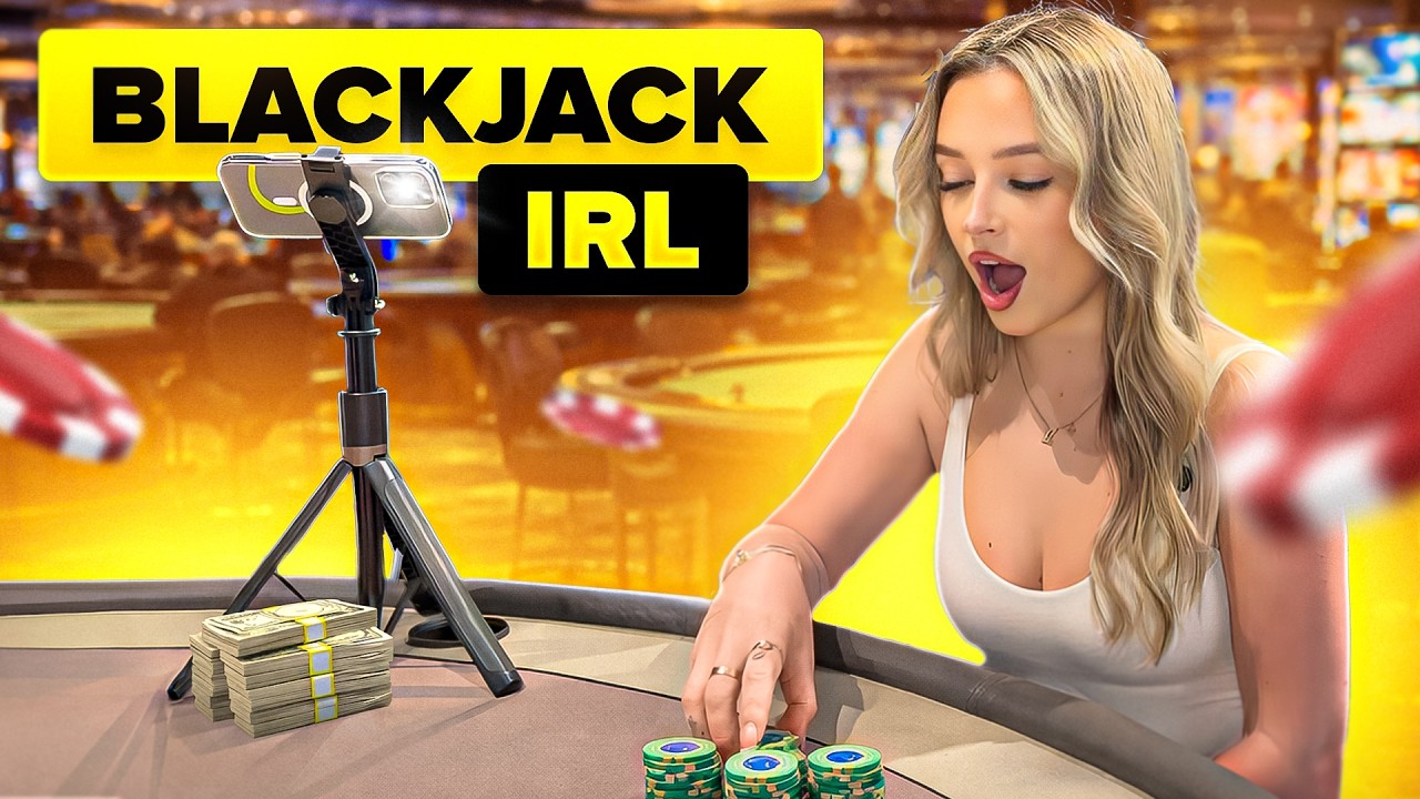 $15,000 BLACKJACK IRL! Insane Max bets!! - Rosie Mae