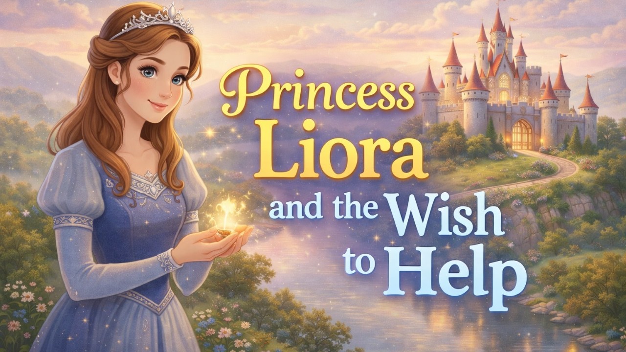 Princess Liora and the Wish to Help 🌙 Bedtime Story for Kids | Gentle Sleep Story