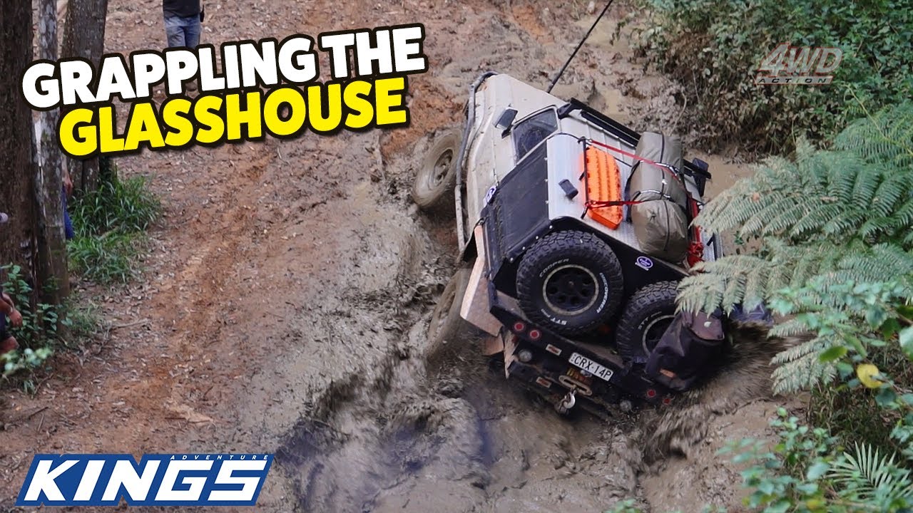 Grappling The Glasshouse! See Shaun And Graham's Wet & Wild Winching! 4WD Action #244