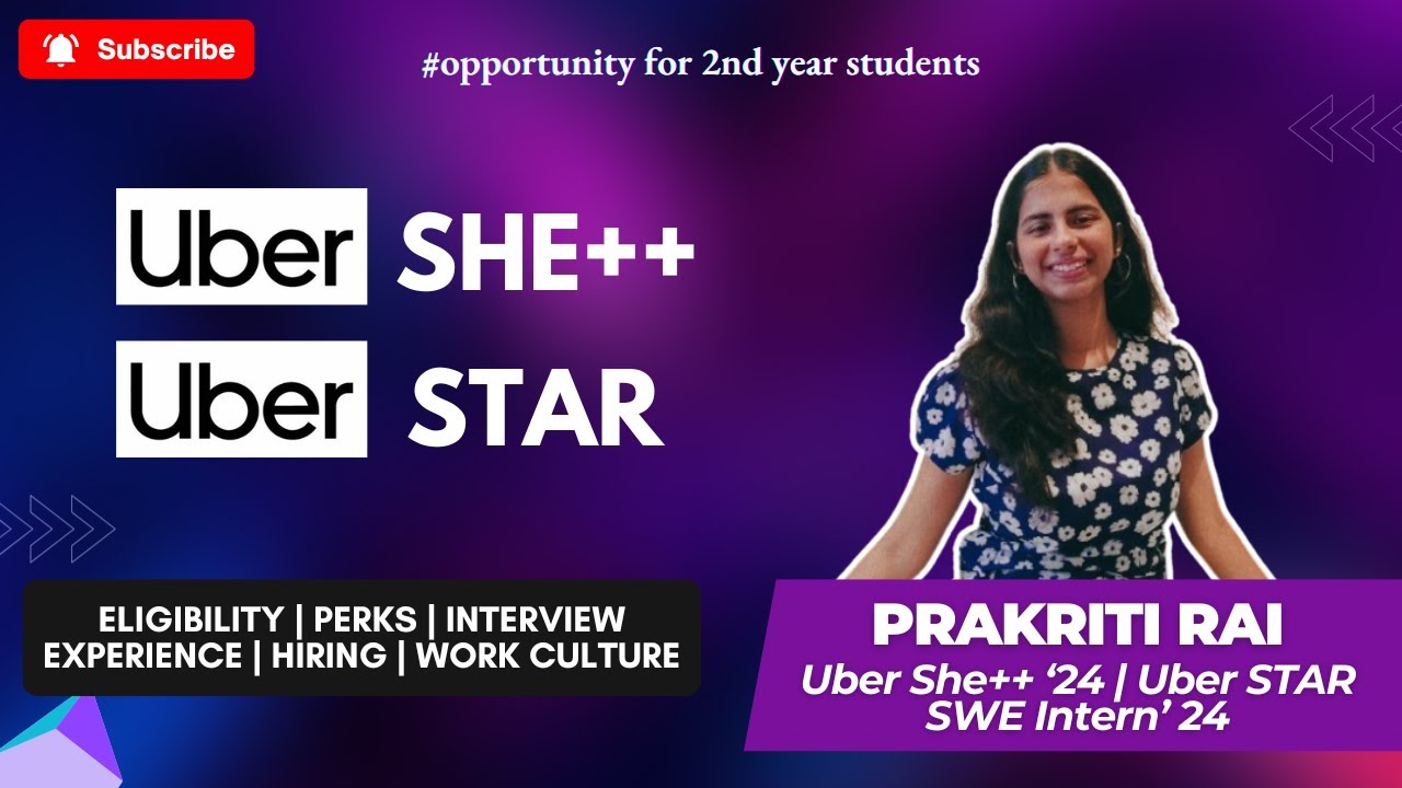 Uber She++ | Uber STAR Internship | Complete Guide | @Uber | @next_techies