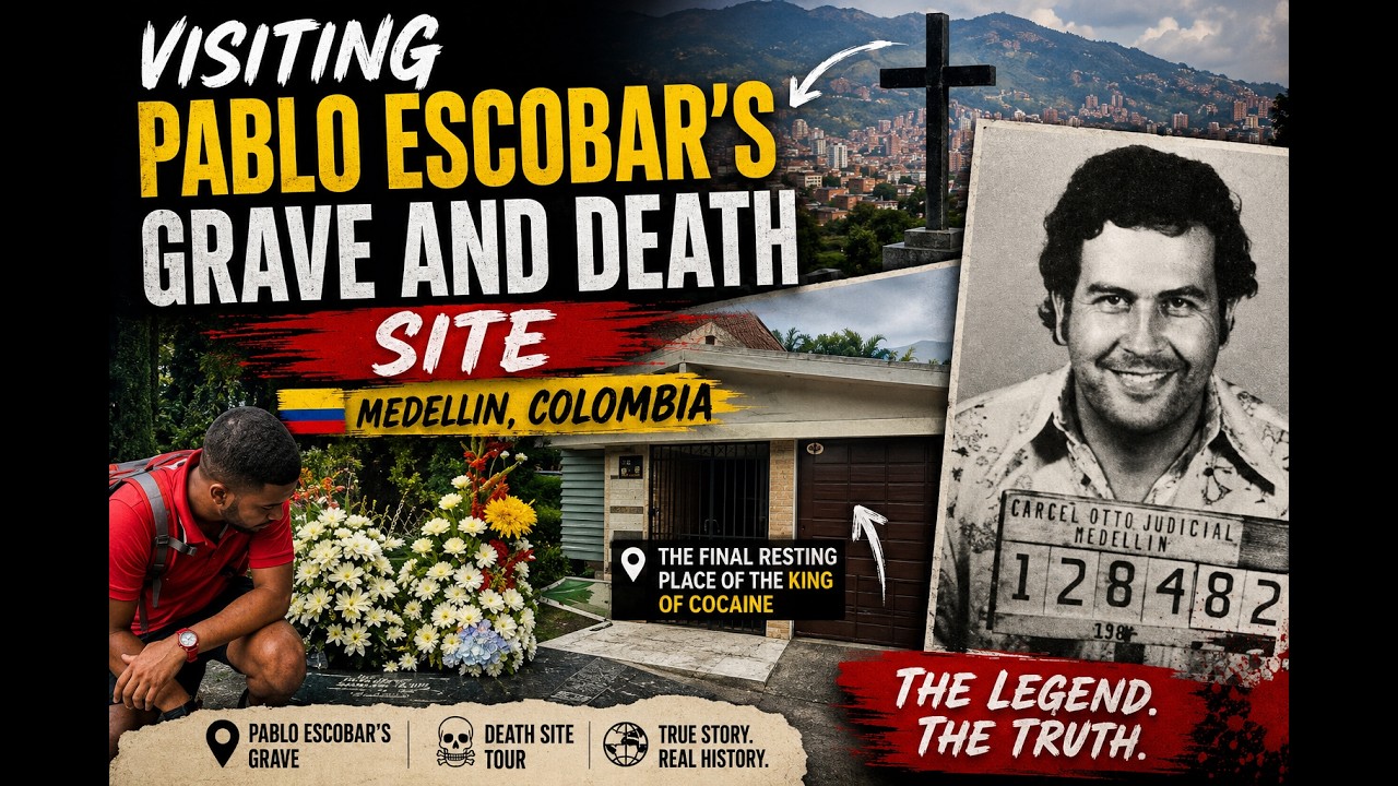 Visiting Pablo Escobar's Grave and Death Site - Medellin, Colombia