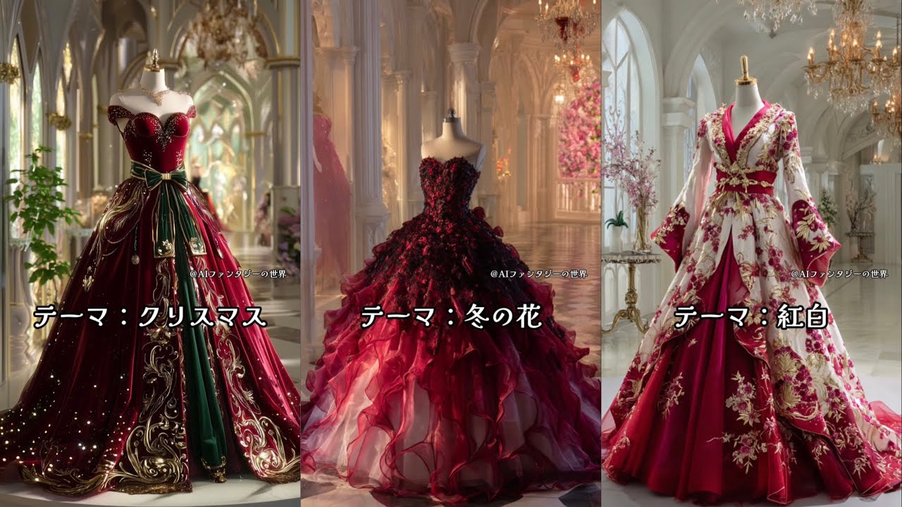 12月のドレスまとめ・後半👗💖おまけ付き🤭