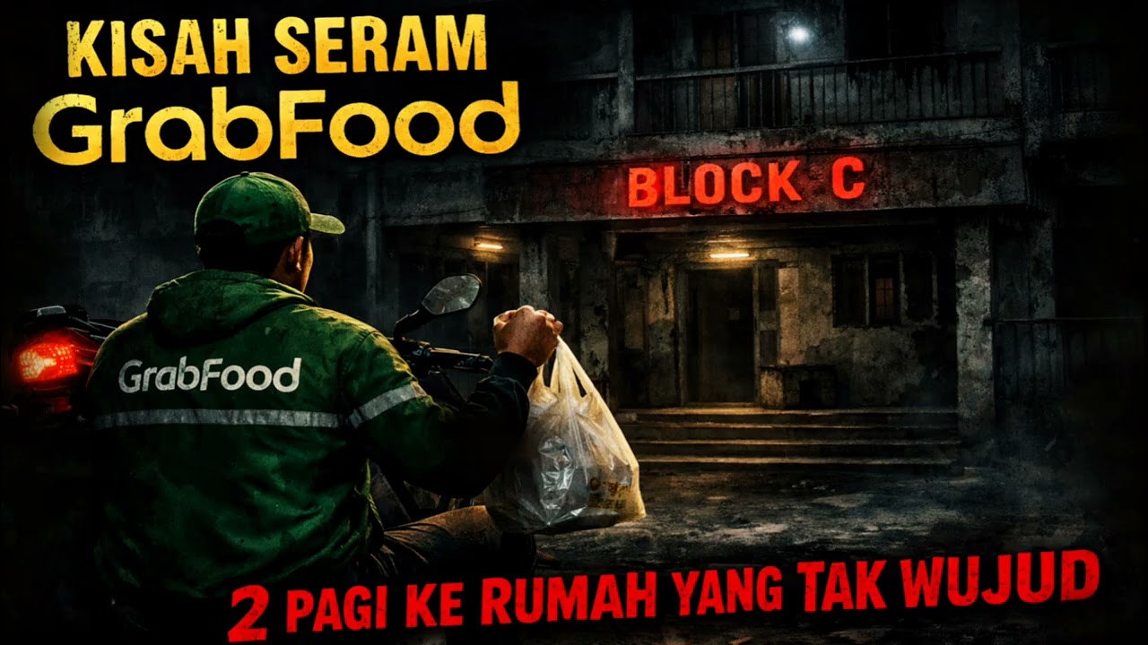 Kisah Seram GrabFood: Rumah Yang Tak Pernah Wujud | Cerita Seram | Lentera Malam