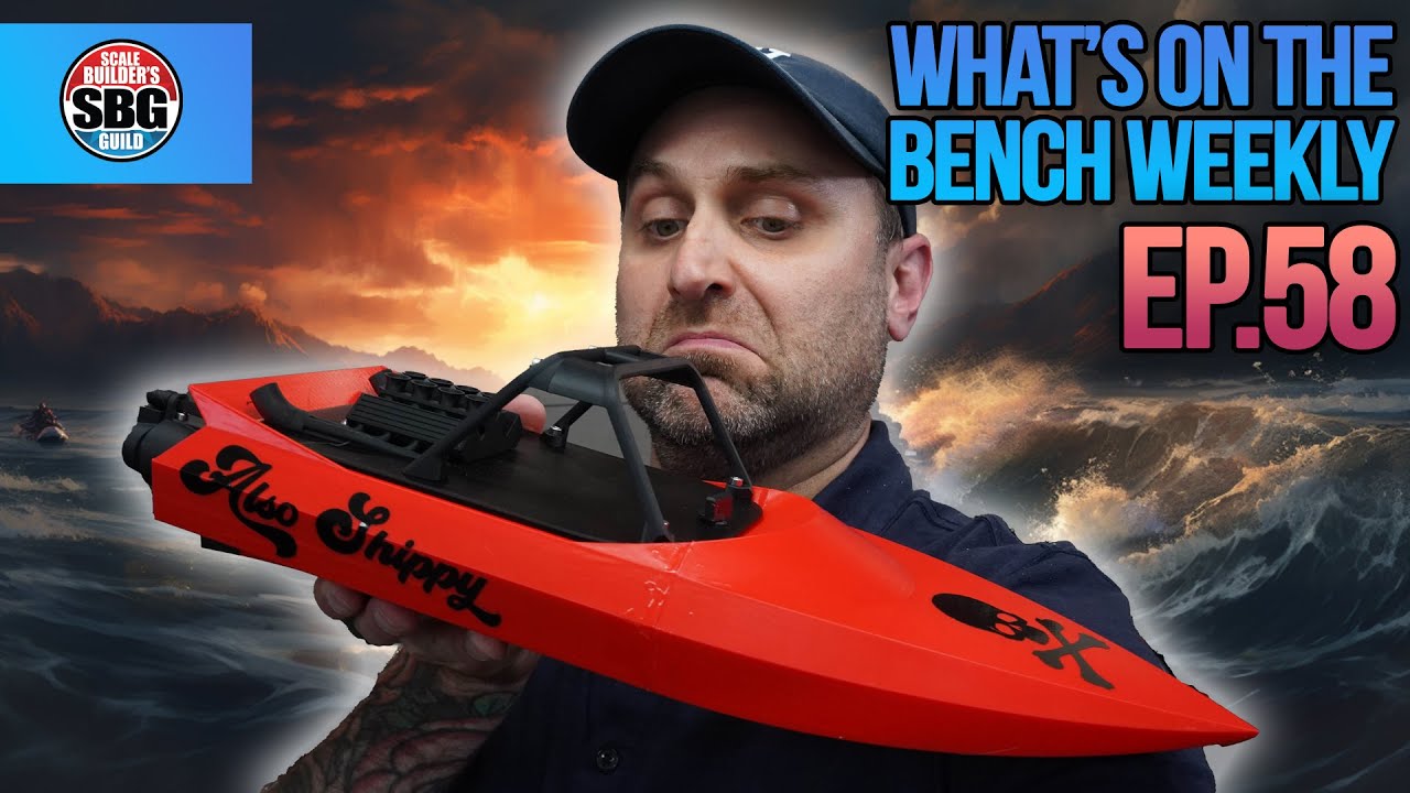 I printed this Jet Boat! - What's on the Bench Weekly Ep58