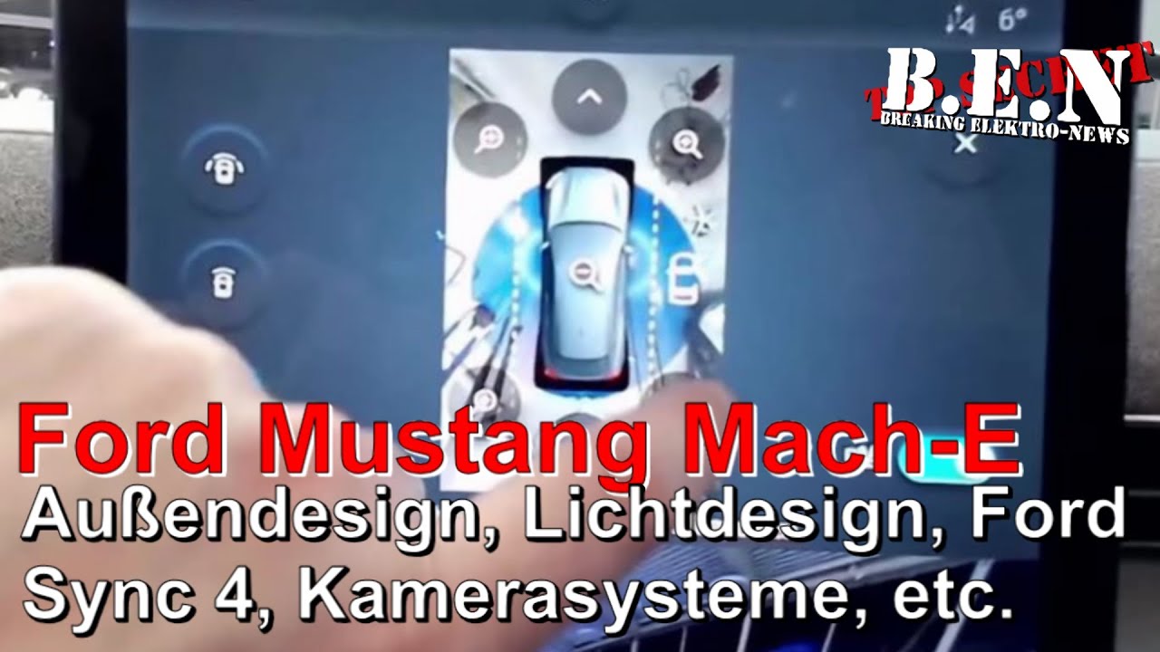 Ford Mustang Mach-E: Licht-Design, Au&szlig;endesign, Ford Sync 4, T&uuml;rkonzept, OTA, etc. 😎
