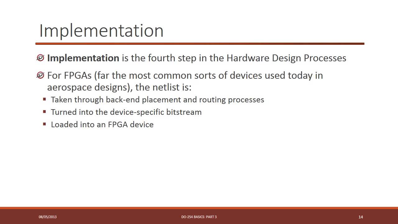 OLD: DO-254 Basics Part 3: Development Processes