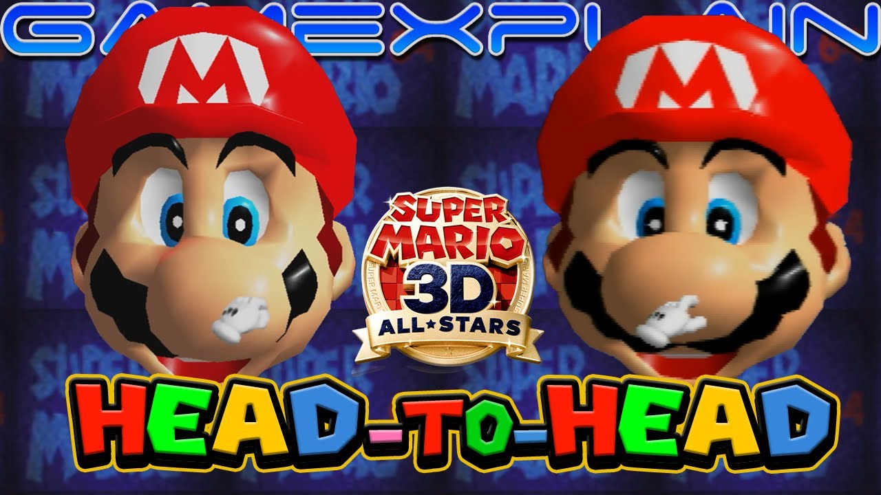 Super Mario 3D All-Stars Graphics Comparison: Mario 64 (Switch vs. N64)